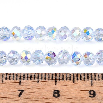 Transparent Glass Beads Strands X-EGLA-N016-4mm-02-1