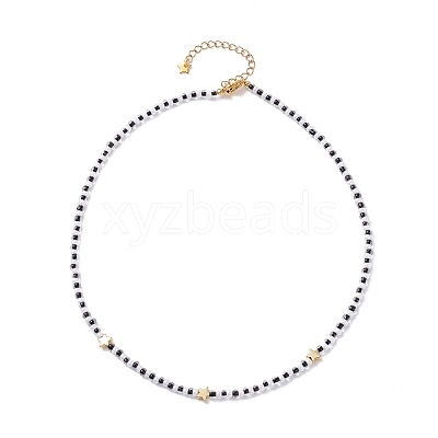 Star & Moon Pendant Necklaces Set for Teen Girl Women NJEW-JN03738-01-1