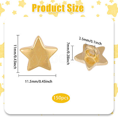 150Pcs 1-Hole ABS Plastic Shank Buttons FIND-CA0010-40-1