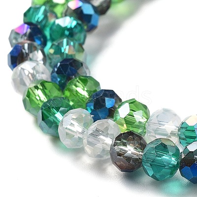 Glass Beads Strands EGLA-A034-M6mm-24-1