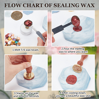 Flower Theme DIY Scrapbooking Stamps DIY-HS0001-89-1