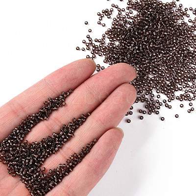 11/0 Grade A Transparent Glass Seed Beads X-SEED-Q007-F58-1