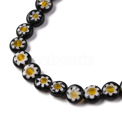 Handmade Millefiori Lampwork Beads Strands LAMP-G164-11I-1