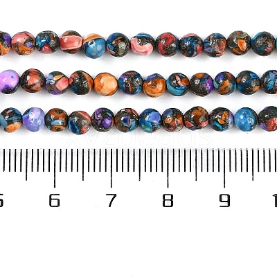 Natural Howlite Beads Strands G-Q017-C03-02-1