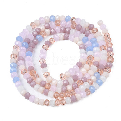 Opaque Glass Beads Strands GLAA-T006-07-A09-1