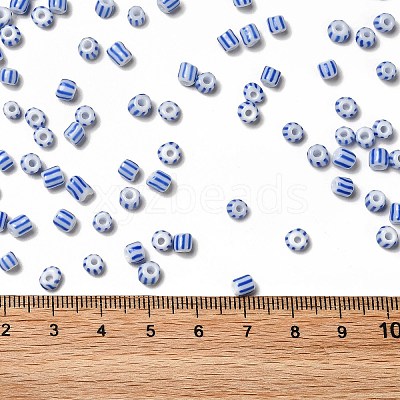 6/0 Opaque Colours Seep Glass Seed Beads SEED-F003-04A-02-1