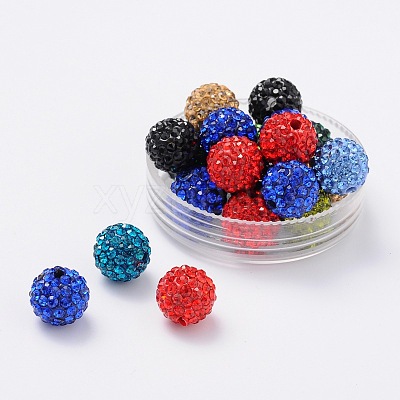 Pave Disco Ball Beads RB-S605-M-1