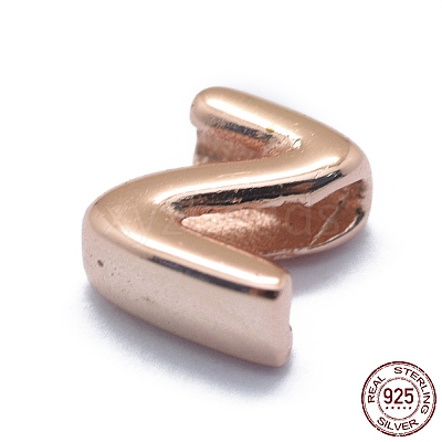 925 Sterling Silver European Beads STER-E064-01Z-RG-1