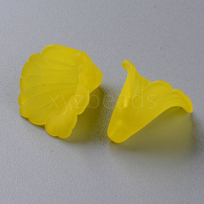 Transparent Acrylic Bead Caps X-PL551-C09-1