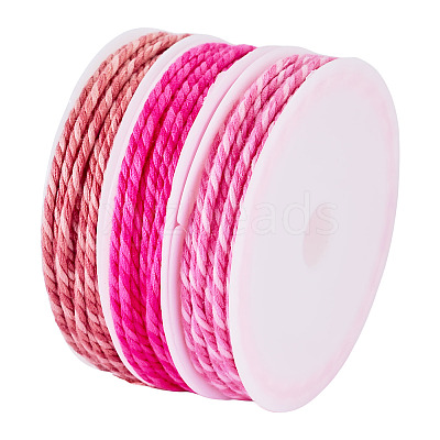 10.5M 3 Colors Braided Polyester Cord OCOR-TA0003-83C-1