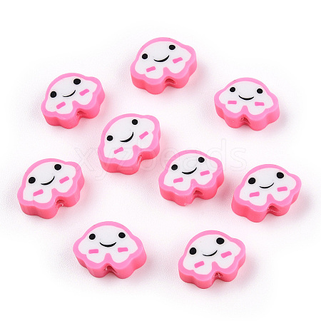 Handmade Polymer Clay Beads CLAY-N008-033F-1