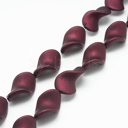 Rubberized Style Acrylic Beads X-MACR-S849-02-1