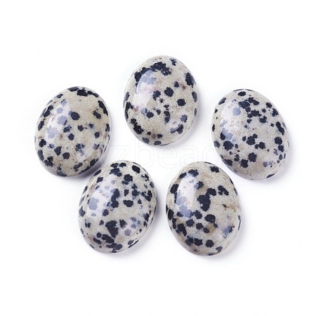 Natural Dalmatian Jasper Cabochons G-L511-C-02-1