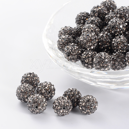 Pave Disco Ball Beads LS-RB-H258-10MM-215-1