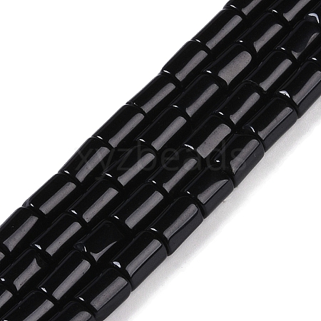 Natural Obsidian Beads Strands G-C128-A35-01-1