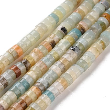 Natural Flower Amazonite Beads Strands G-D481-06-1