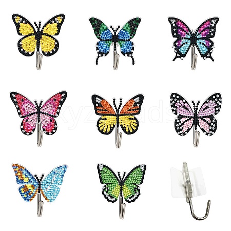 DIY Butterfly Hook Diamond Painting Kits PW-WGFF6D2-01-1