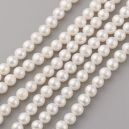 Natural Cultured Freshwater Pearl Beads Strands PEAR-G007-24-01-1