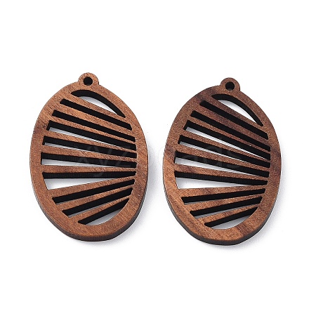 Walnut Wood Laser Cut Pendants X-WOOD-Q051-01H-1