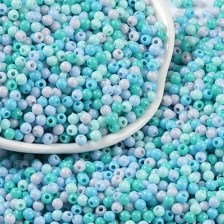 Opaque Acrylic Beads X1-OACR-H118-07A-04-1