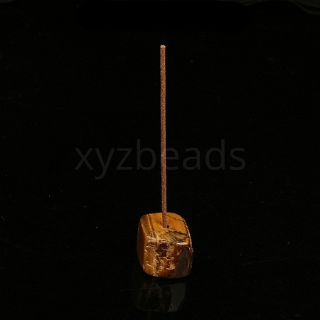 Natural Tiger Eye Incense Burners Holder PW-WGE54A8-13-1