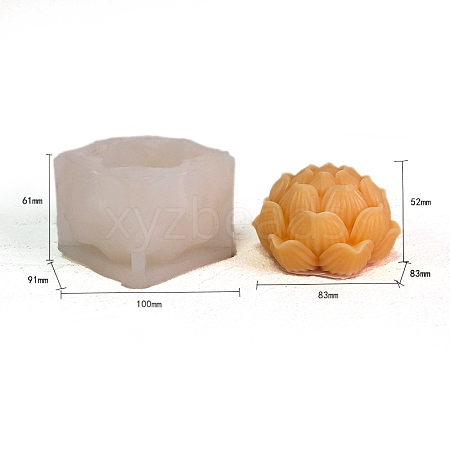 DIY Food Grade Silicone Candle Molds PW-WGD098D-02-1