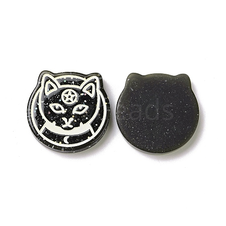 Halloween  Resin Cabochons RESI-G055-03B-1