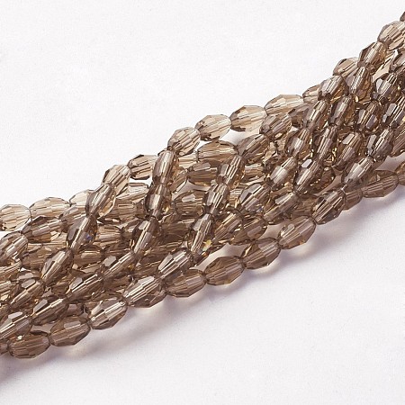 Glass Beads Strands GC891Y-8-1