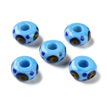 Handmade Lampwork European Beads LA-CBA0C61-01H-1