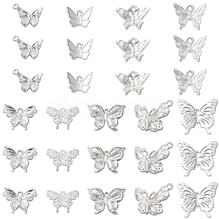 54Pcs 9 Styles Alloy Pendants FIND-SC0017-51-1