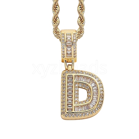 Brass Micro Pave Cubic Zirconia Pendants PW-WG3207D-07-1