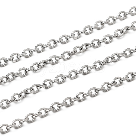 Tarnish Resistant 304 Stainless Steel Cable Chains CHS-Q001-13-100m-1