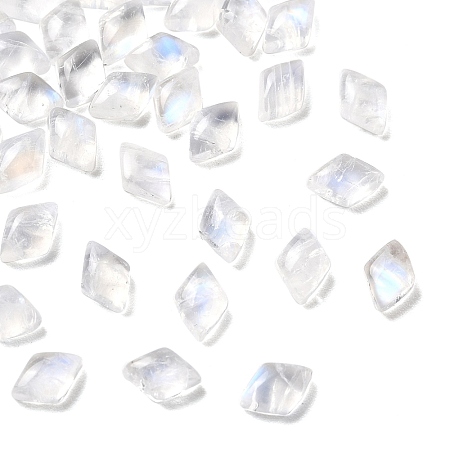 Natural Grade AA Rainbow Moonstone Cabochons G-L616-05-1