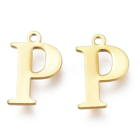 PVD Vacuum Plating  304 Stainless Steel Charms STAS-H112-P-G-1