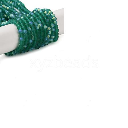 Imitation Jade Glass Beads Strands EGLA-YW0003-19B-15-1