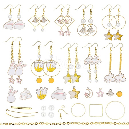 SUNNYCLUE DIY Dangle Earring Making Kits DIY-SC0016-65-1