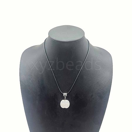 Natural Quartz Crystal Apple Pendant Necklaces CC1324-5-1