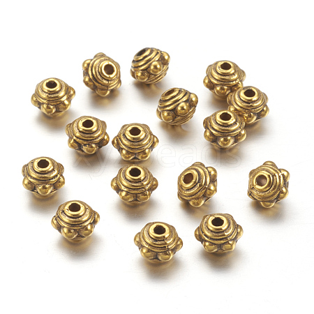 Tibetan Style Alloy Spacer Beads GLF1017Y-NF-1