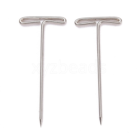 Non-Tarnish Nickel Plated Steel T Pins for Blocking Knitting FIND-D023-01P-01-1