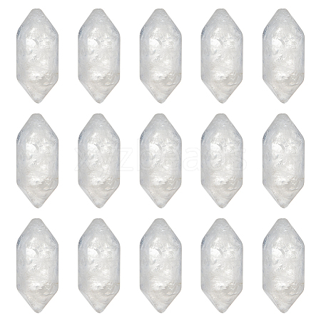 Olycraft Faceted No Hole Natural Quartz Crystal Rock Crystal Healing Stones G-OC0003-53-1